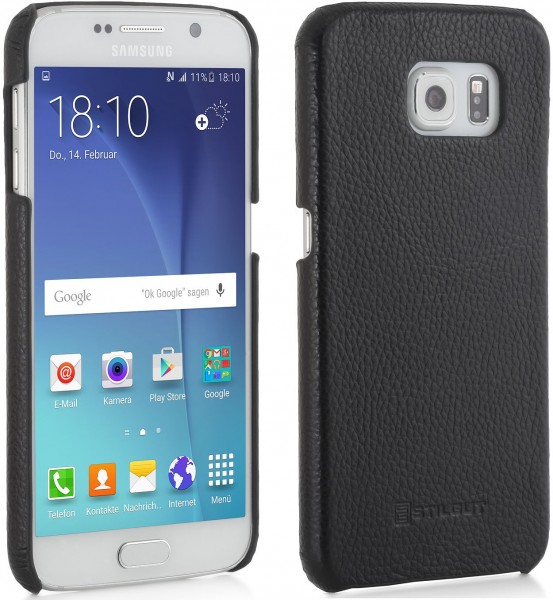 StilGut - Handyhülle für Galaxy S6 &quot;Cover Type&quot; aus Leder