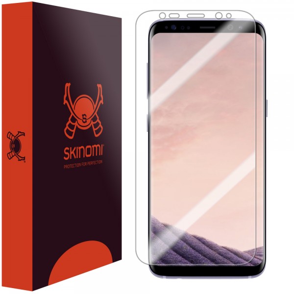 Skinomi - Displayschutzfolie Samsung Galaxy S8 TechSkin Maximum Coverage