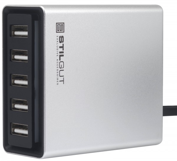 StilGut - 5-Port USB-Ladegerät mit LED