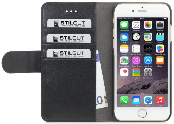 StilGut - iPhone 6s Plus Hülle "Talis" mit Kreditkartenfach