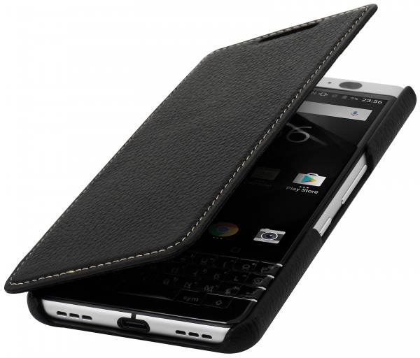 StilGut - BlackBerry KEYone Case Book Type ohne Clip