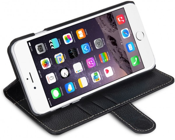 StilGut - iPhone 6s Plus Hülle "Talis" mit Standfunktion aus Leder
