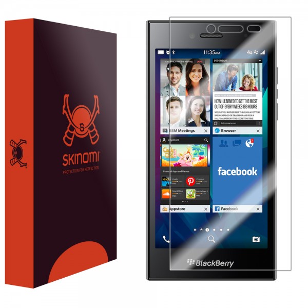 Skinomi – Displayschutzfolie BlackBerry Leap TechSkin