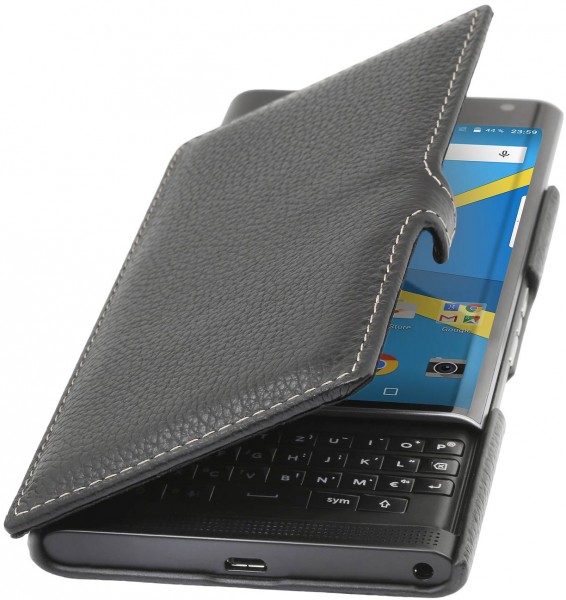 StilGut - BlackBerry PRIV Tasche Book Type aus Leder mit Clip