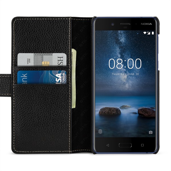 StilGut - Nokia 8 Hülle Talis mit Kreditkartenfach