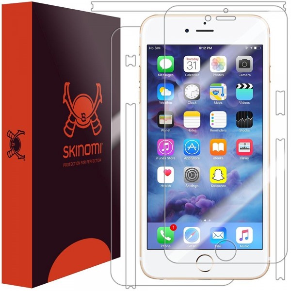 Skinomi - Displayschutzfolie iPhone 7 Plus Full Body
