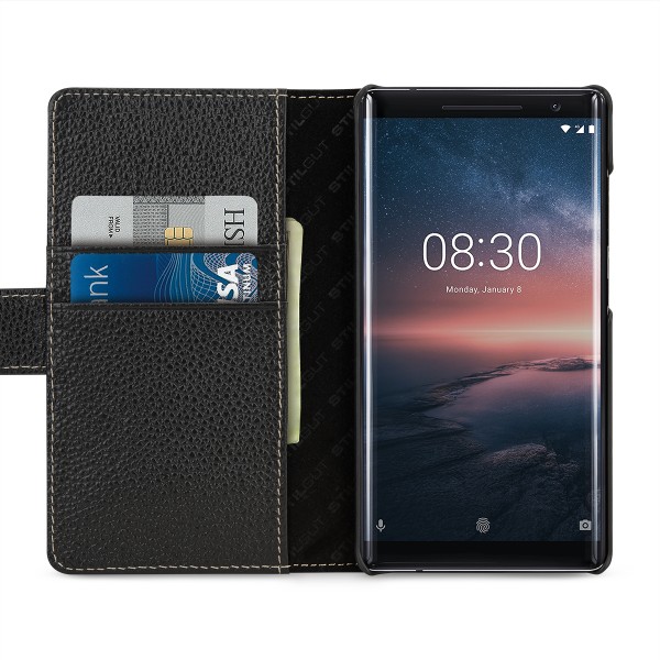 StilGut - Nokia 8 Sirocco Hülle Talis mit Kreditkartenfach