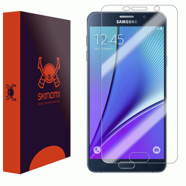 Skinomi - Displayschutzfolie Samsung Galaxy Note 5 Techskin