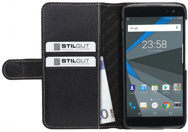 StilGut - BlackBerry DTEK60 Hülle Talis mit Kreditkartenfach