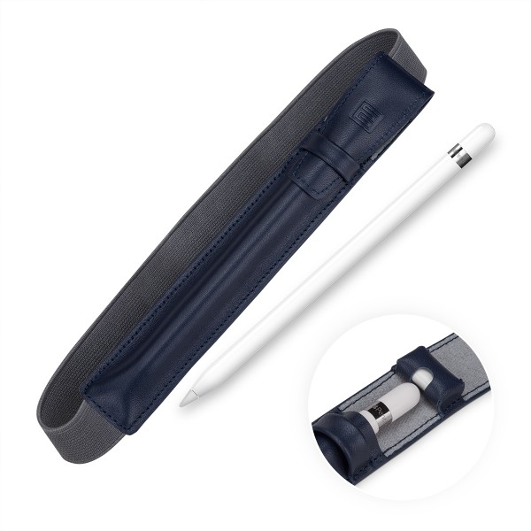 StilGut - Apple Pencil Hülle für iPad mini 5 mit Lightning Adapter-Fach