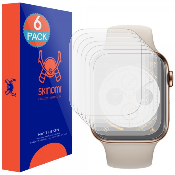 Skinomi - Apple Watch SE (44 mm) Displayschutzfolie MatteSkin Edge To Edge