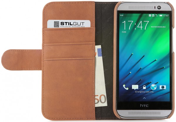 StilGut - Ledertasche "Talis" für HTC One M8 / M8s