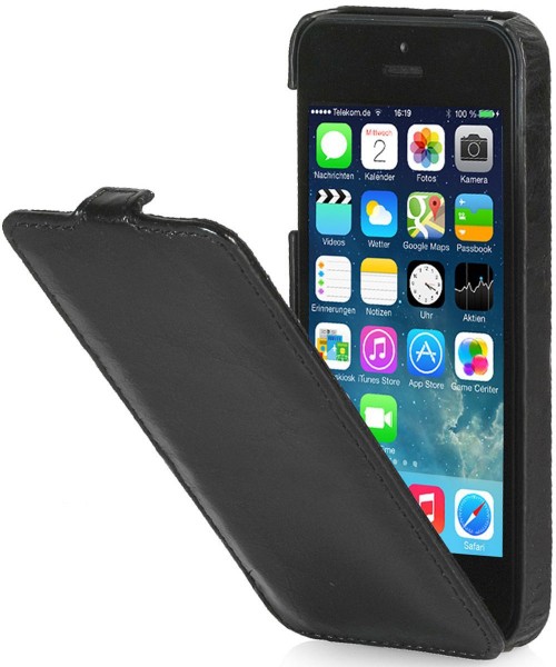 StilGut - UltraSlim Case für iPhone 5 &amp; iPhone 5s aus Leder