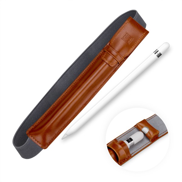 StilGut - Apple Pencil Hülle für iPad mini 5 mit Lightning Adapter-Fach