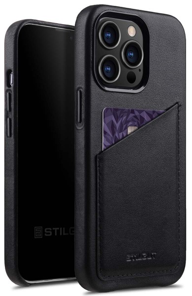 StilGut - iPhone 13 Pro Max Case mit Kartenfach