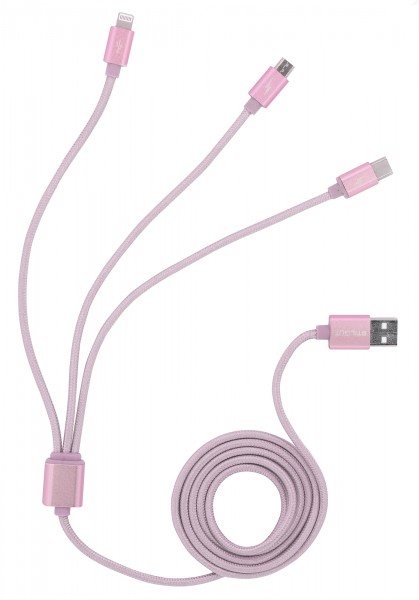 StilGut - Ladekabel Magic Trio (USB-C, Lightning, Micro-USB)