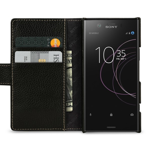 StilGut - Sony Xperia XZ1 Compact Hülle Talis mit Kreditkartenfach