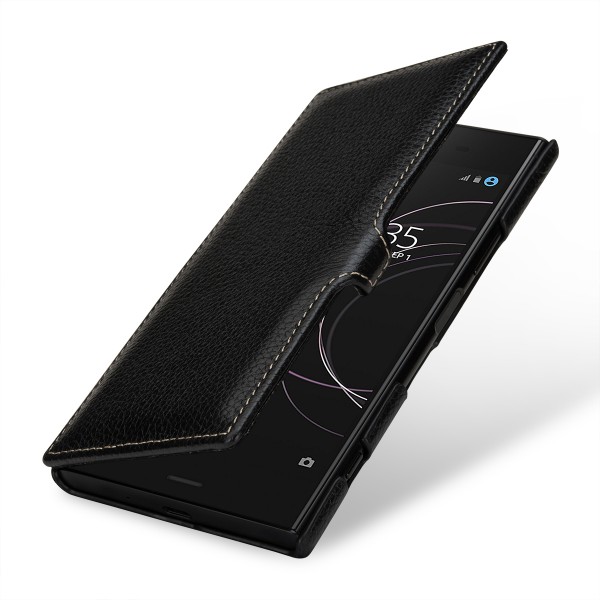 StilGut - Sony Xperia XZ1 Tasche Book Type mit Clip