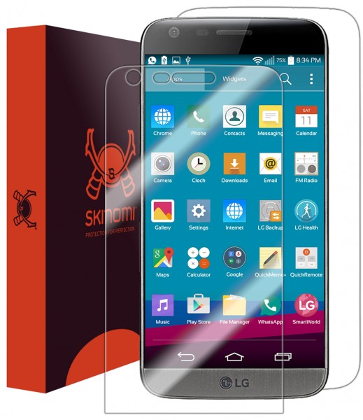Skinomi - Displayschutzfolie LG G5 Vorder- und Rückseite