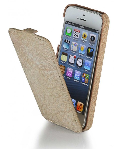 StilGut - UltraSlim Case für iPhone 5 &amp; iPhone 5s aus Leder