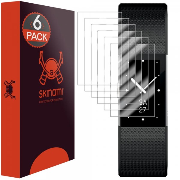 Skinomi - Fitbit Charge 2 Displayschutzfolie (6er Pack)