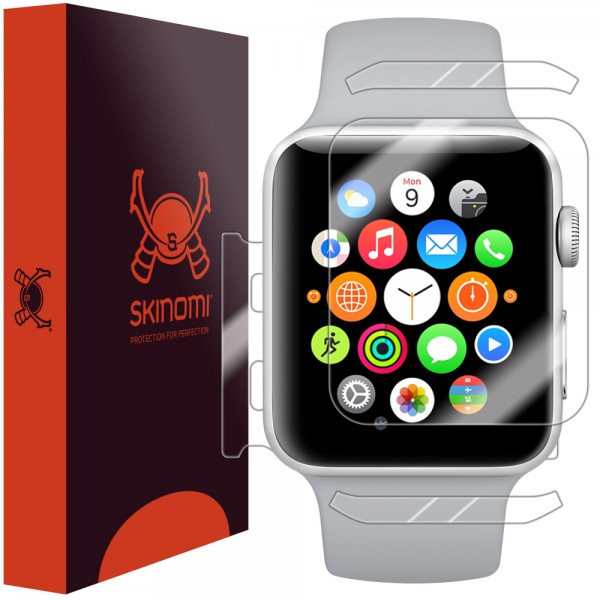 Skinomi - Displayschutzfolie Apple Watch Series 3 (38 mm) Full Body