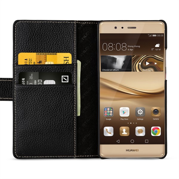 StilGut - Huawei P9 Plus Hülle Talis mit Kreditkartenfach