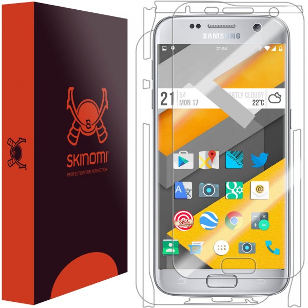 Skinomi - Displayschutzfolie Samsung Galaxy S7 Vorder- und Rückseite