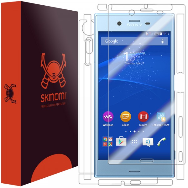 Skinomi - Displayschutzfolie Sony Xperia XZs Full Body