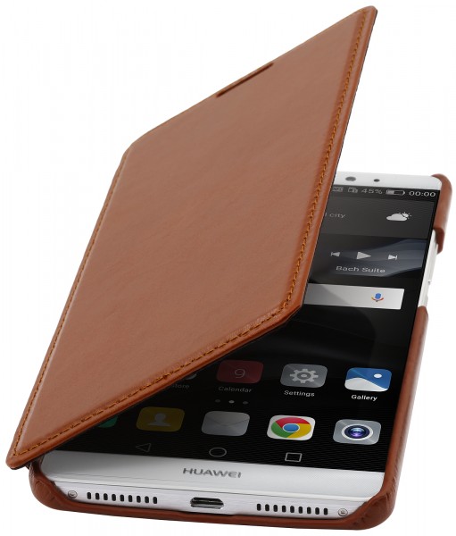 StilGut - Huawei Mate 8 Case Book Type aus Leder ohne Clip