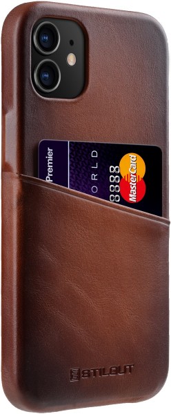 StilGut - iPhone 12 Case Premium mit Kartenfach