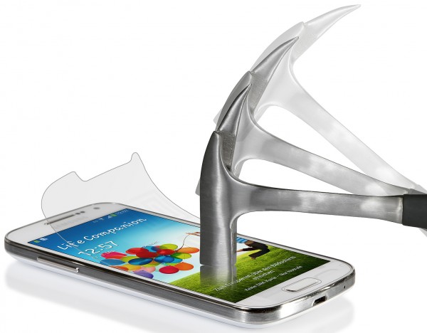 StilGut - Displayschutzfolie Panzerglas für Samsung Galaxy S4 Mini