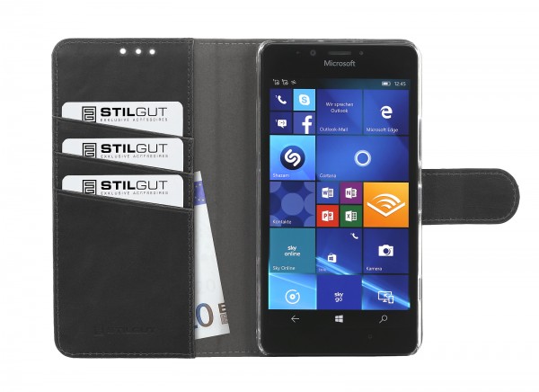 StilGut - Lumia 950 Hülle Talis mit Standfunktion